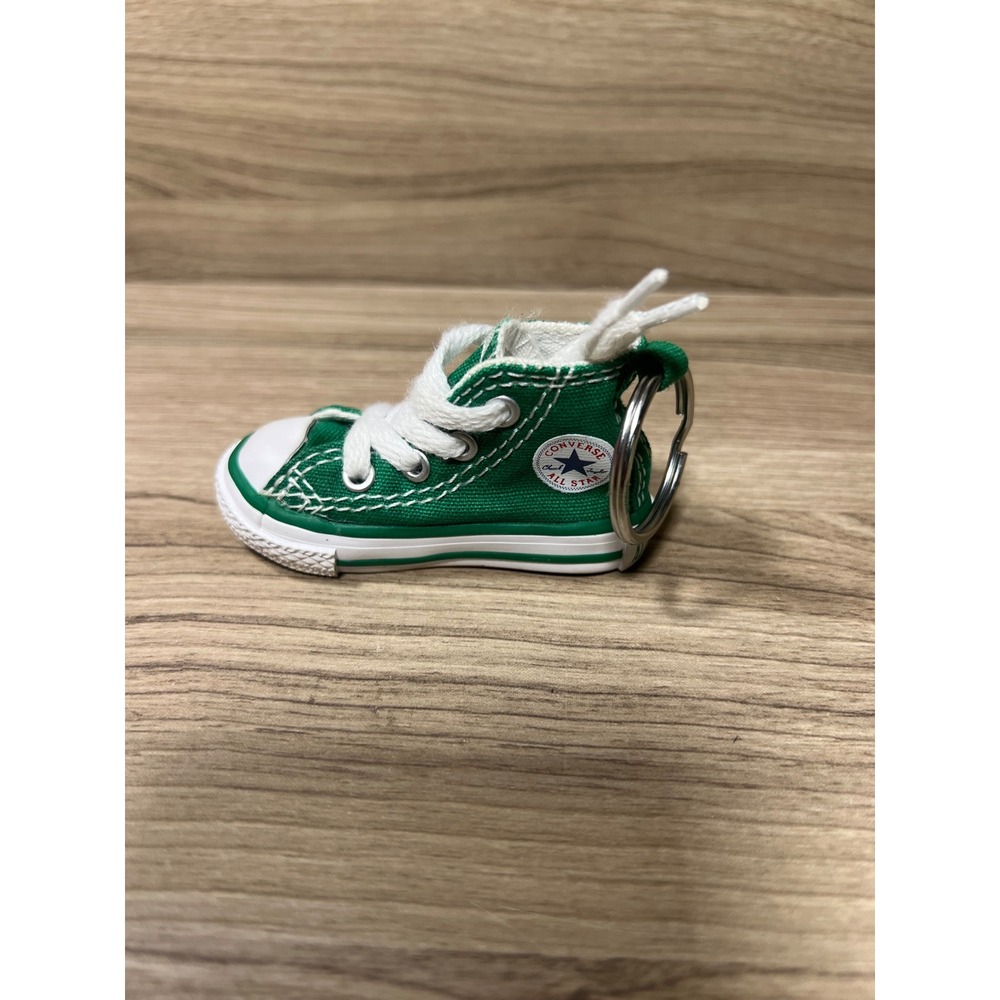 Converse Chuck Taylor All Star Sneaker‎ Keychain Green Canvas Mini Shoe Charm